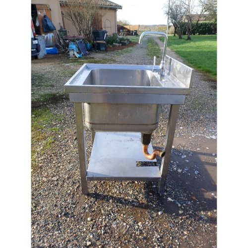 Plonge Inox de Collectivité 1 Bac