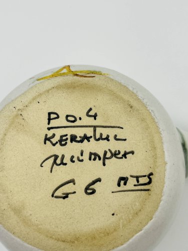 Poêlon Saucière Keraluc Quimper Renaissance 1960