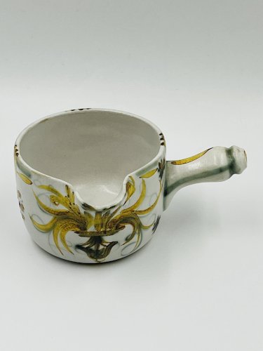 Poêlon Saucière Keraluc Quimper Renaissance 1960
