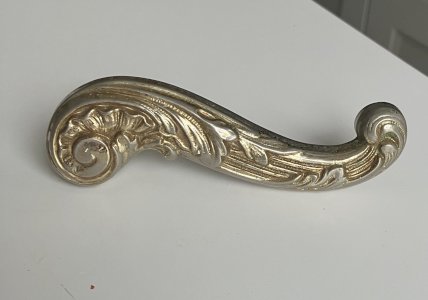 metal door handle lever Louis XV Rocaille style brand Styldecor
