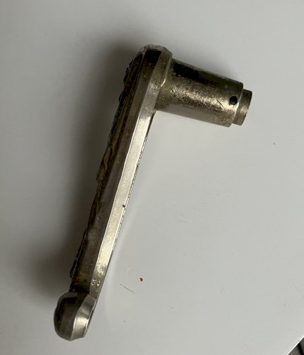 poignee de porte  bequille en metal  style louis XV rocaille marque Styldecor