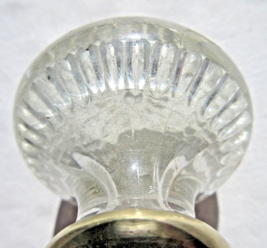 Poignée de porte Napoléon III, bouton en cristal Montgolfière de Baccarat