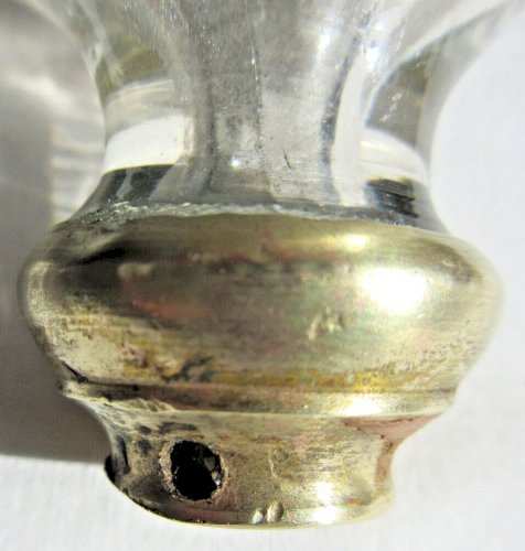 Poignée de porte Napoléon III, bouton en cristal Montgolfière de Baccarat