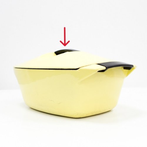 poignee de rechange couvercle cocotte Le Creuset Coquelle Raymond Loewy 3,5 L