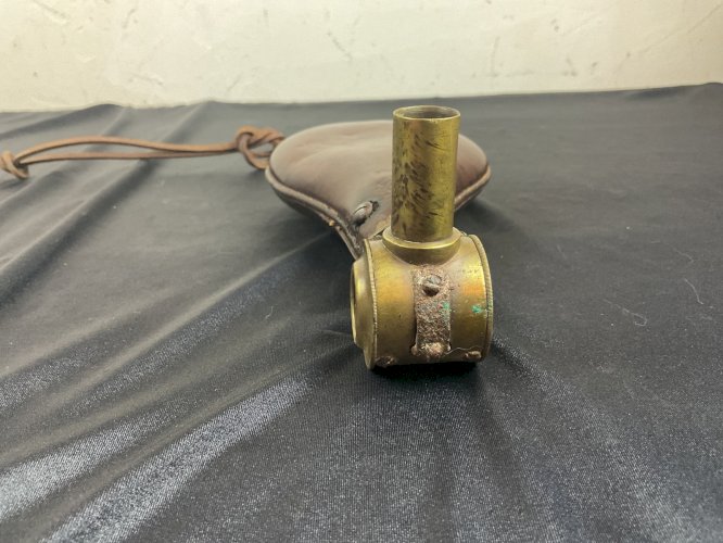 POIRE A POUDRE MILITAIRE XIXEME BOCHE PARIS