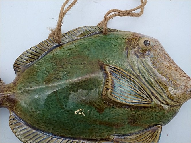 Poisson en céramique Vallauris .
