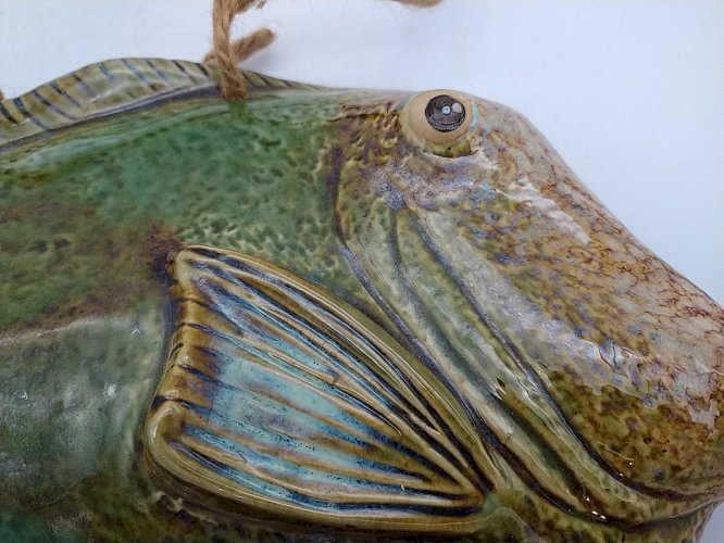 Poisson en céramique Vallauris .