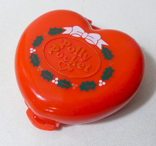 Polly Pocket Christmas Bluebird 1989 vintage