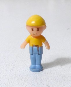 Polly Pocket Vintage Wee Willie MERLIN STICKER PACK MYSTERY FIGURE 1989 : poupée