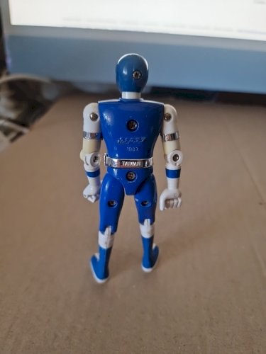 Popy Bandai Sentai Bioman 2 1987 MASKMAN figure Metal Bleu