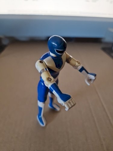 Popy Bandai Sentai Bioman 2 1987 MASKMAN figure Metal Bleu