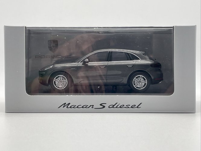 Porsche Macan S Diesel (2013)  Gris 1/43 Minichamps