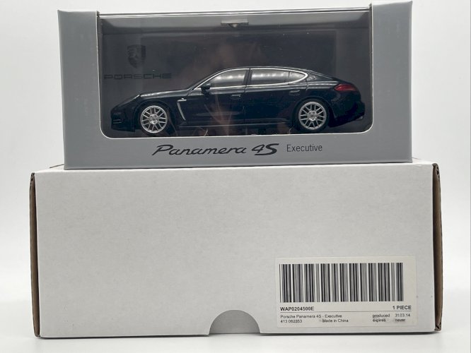 Porsche Panamera 4S Exécutive (2014) Sombre Bleu  1/43 Minichamps