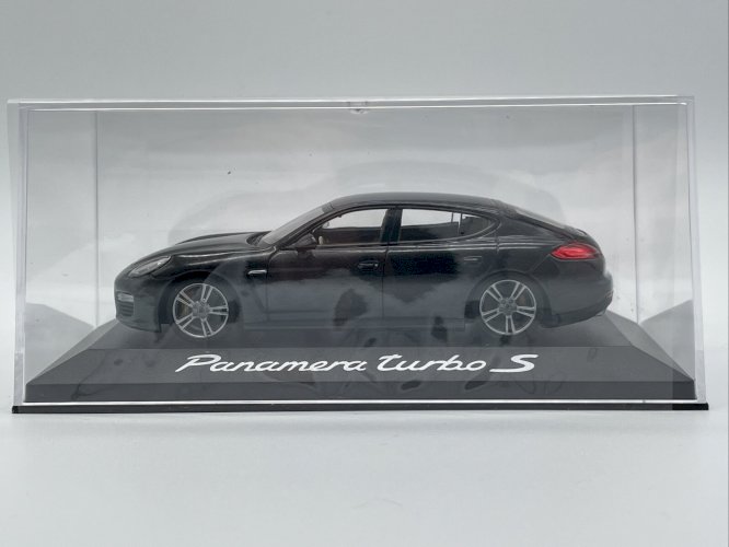 Porsche Panamera Turbo S (2014) Carboxylique Gris  1/43 Minichamps