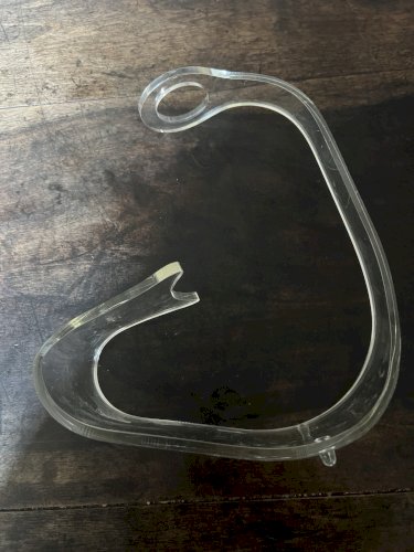 Porte Bouteille Design Plexiglass Vintage Modernist Vers 70 Art De La Table Vin