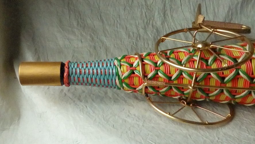 PORTE BOUTEILLE SCOUBIDOU SUR CHARIOT SERVEUR VINTAGE ANNEES 60-70 **