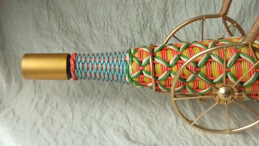 PORTE BOUTEILLE SCOUBIDOU SUR CHARIOT SERVEUR VINTAGE ANNEES 60-70 **