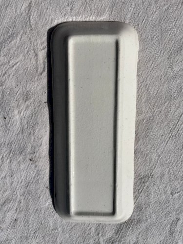 Porte brosses en terre de fer fin XIXe, début XXe