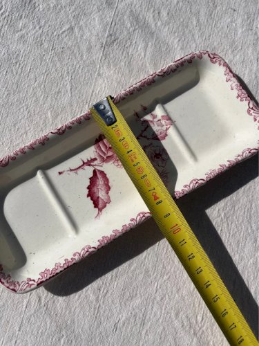 Porte brosses en terre de fer fin XIXe, début XXe