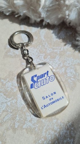 Porte-clés Vintage Salon de LAutomobile - Sport Auto