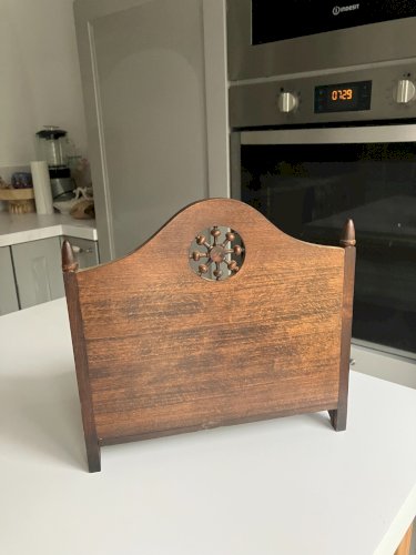 porte courrier ancien breton armoiries bretagne signé DR