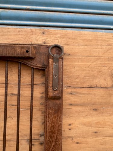 Porte de patio en teck birman