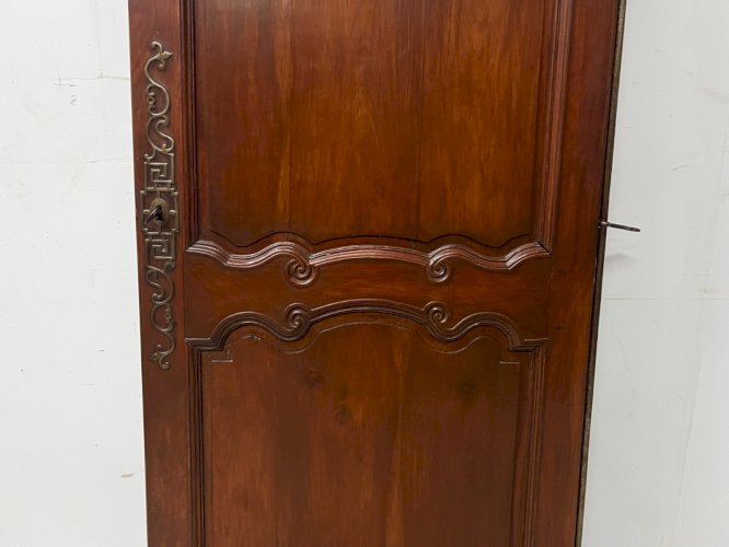 Porte de placard en merisier massif XIX siècle