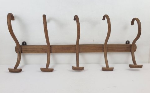 Porte manteau en bois courbé Japy frères