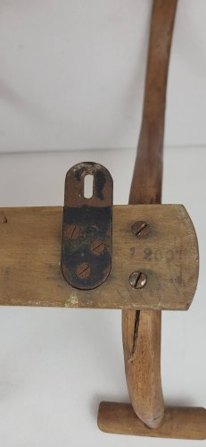 Porte manteau en bois courbé Japy frères