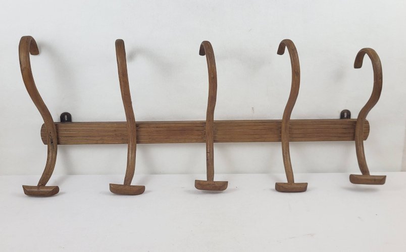 Porte manteau en bois courbé Japy frères