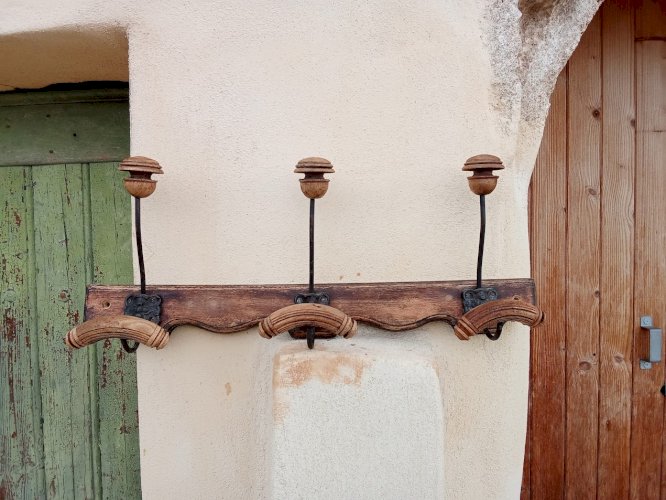Porte-manteau mural ancien