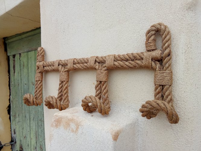 Porte manteau mural vintage Audoux Minet