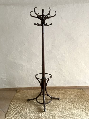 Porte-manteau Perroquet en bois courbé, début XXe siècle