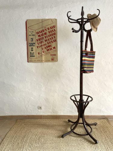 Porte-manteau Perroquet en bois courbé, début XXe siècle