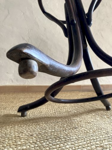 Porte-manteau Perroquet en bois courbé, début XXe siècle