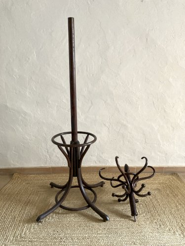 Porte-manteau Perroquet en bois courbé, début XXe siècle