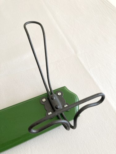 Porte-manteau / vestiaire 4 patères sur support en bois