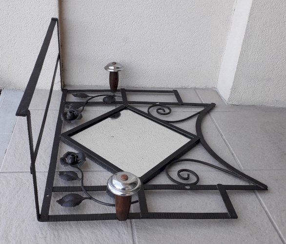 Porte manteau vestiaire en fer forgé