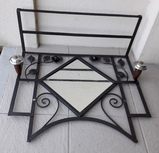 Porte manteau vestiaire en fer forgé