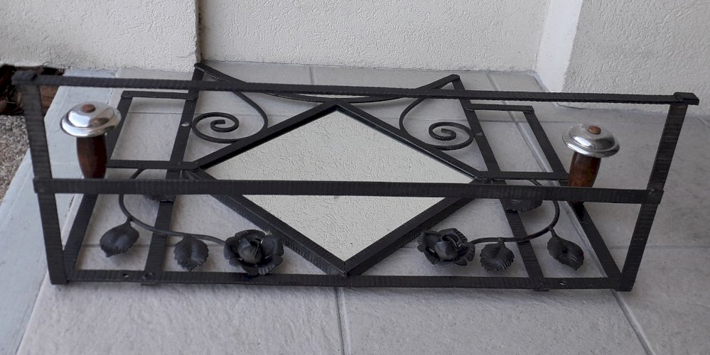 Porte manteau vestiaire en fer forgé