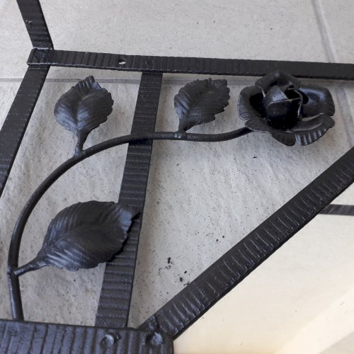 Porte manteau vestiaire en fer forgé