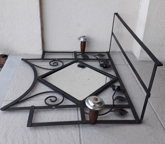 Porte manteau vestiaire en fer forgé