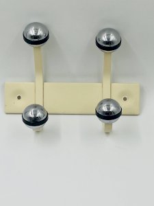 Vintage Mazda Chrome Coat Rack 70s
