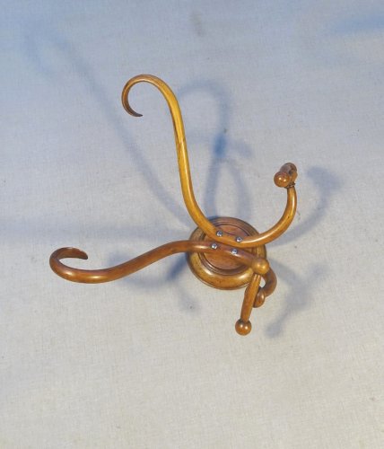 Porte-manteaux et chapeaux mural Thonet N°1 à 2 patéres, Ca 1900