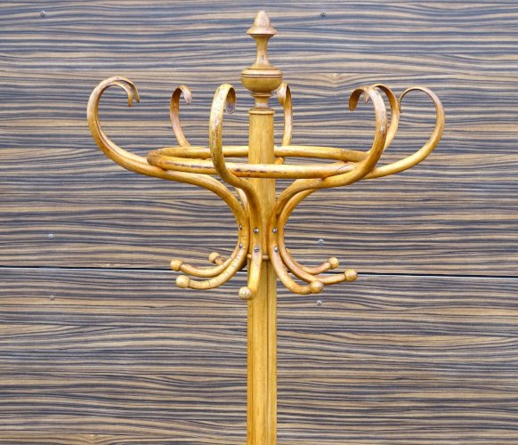 Porte-manteaux et parapluies genre Thonet ,vers 1920 ,8 patéres