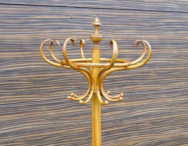 Porte-manteaux et parapluies genre Thonet ,vers 1920 ,8 patéres