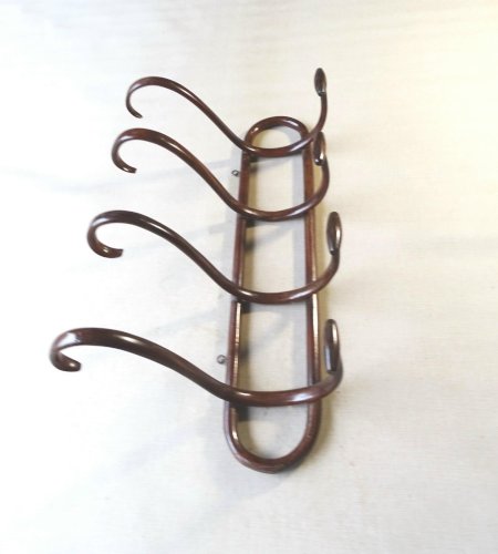 Porte-manteaux mural à 4 patères ,1925 , no Thonet , bistrot