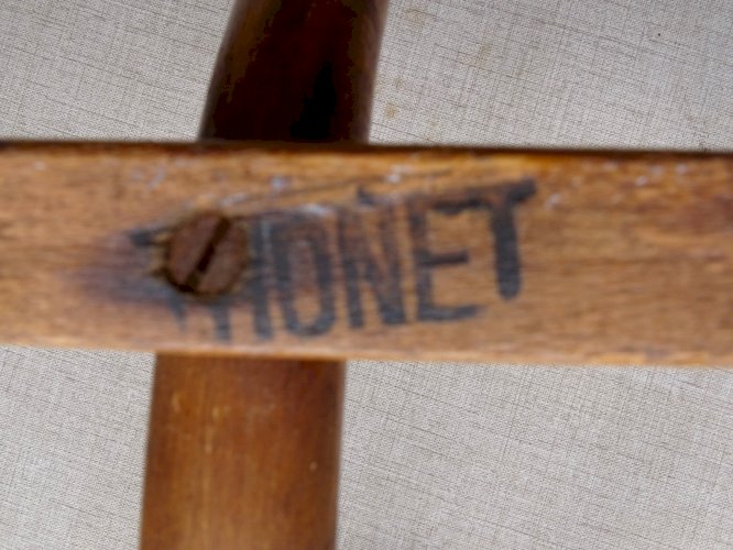 Porte manteaux mural THONET à 3 patéres, vers 1905
