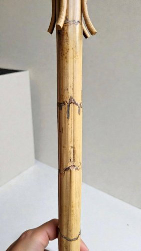 Porte manteaux perroquet en rotin