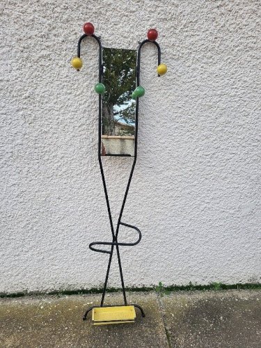 PORTE MANTEAUX VESTIAIRE ROGER FERRAND 1950